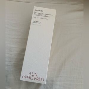 Lux Unfiltered 
Summer Skin Hydrating Gradual Self-Tanning Body Cream NWB